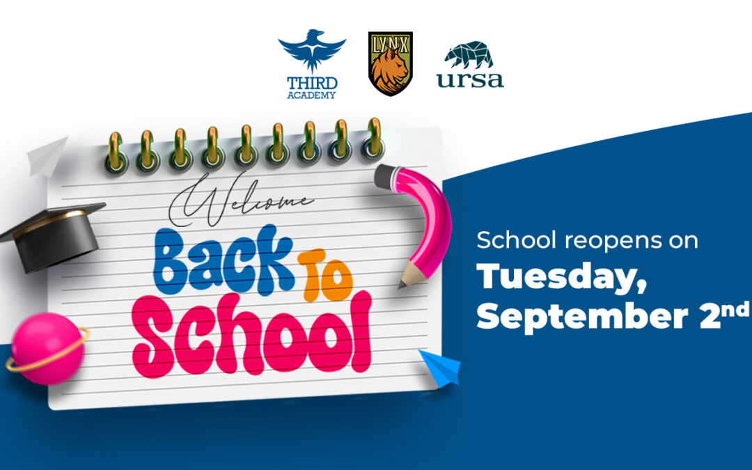 Third Schools: Back to School Sept 2, 2025